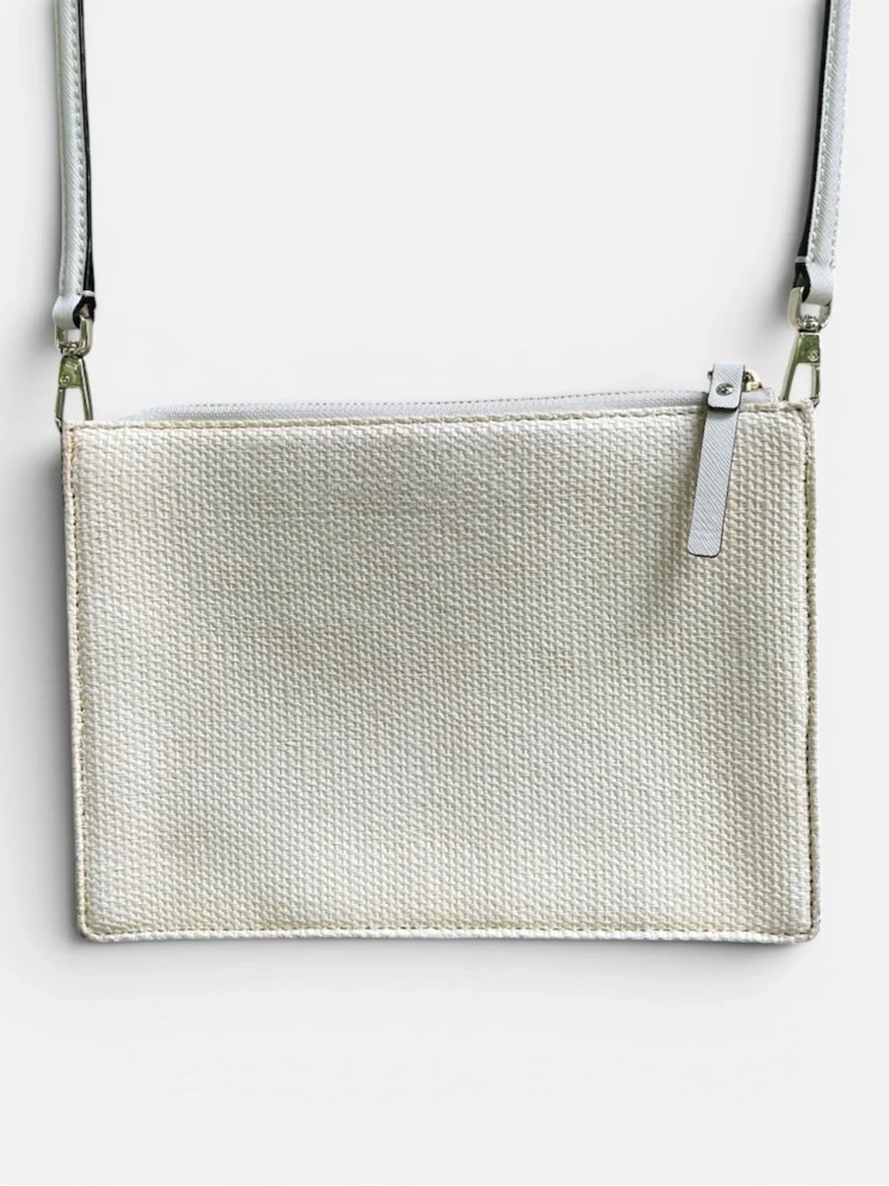 Kate Spade Cameron Street Straw Clarise Crossbody Bag Textured Straw & Leather